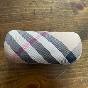 Burberry Nova Check Hard Case Eyeglasses or Sunglasses Clamshell Plaid